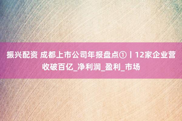 振兴配资 成都上市公司年报盘点①丨12家企业营收破百亿_净利润_盈利_市场